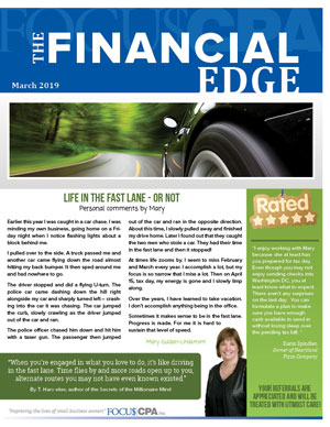 March 2019 Focus CPA Newsletter
