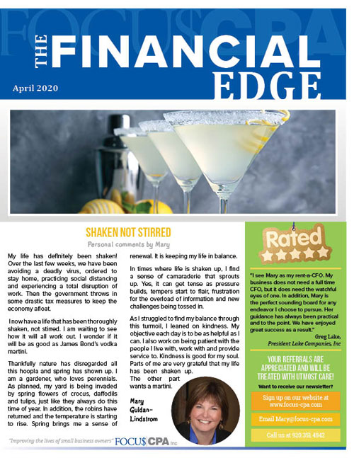 April 2020 Focus CPA Newsletter