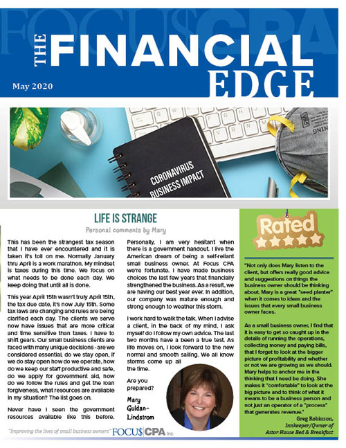 May 2020 Focus CPA Newsletter