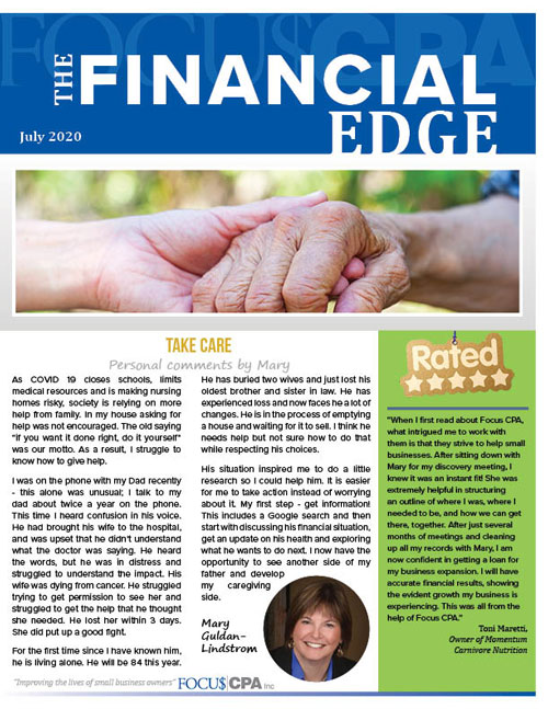 July 2020 Focus CPA Newsletter
